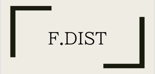F.DIST