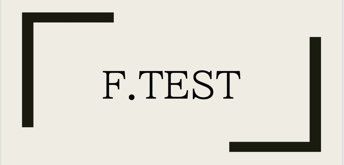 F.TEST