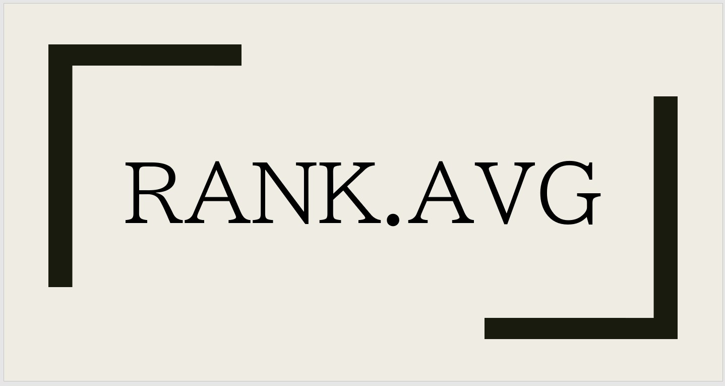 エクセル・スプレッドシートで使える関数「RANK.AVG」とは